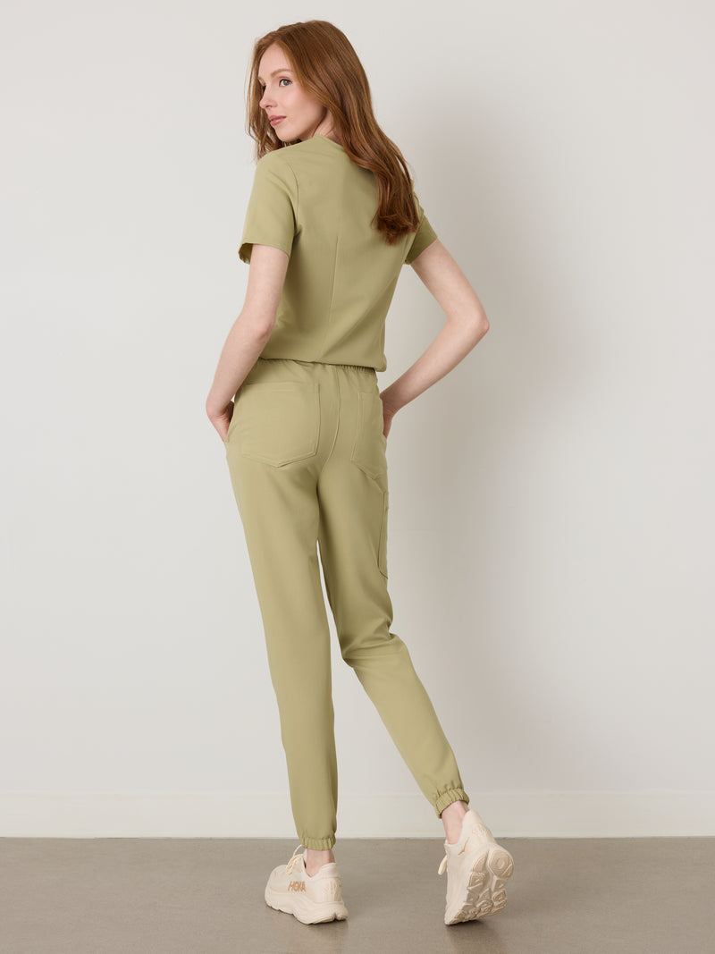 ROSIE RE-GARDE™ - SAGE - Jogger Scrub Pants - SILVADUR™