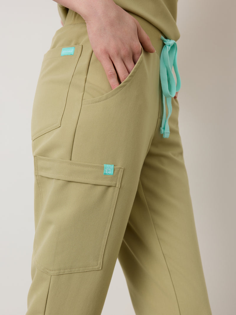 DEMI RE-GARDE™ - SAGE - Jogger Scrub Pants - SILVADUR™