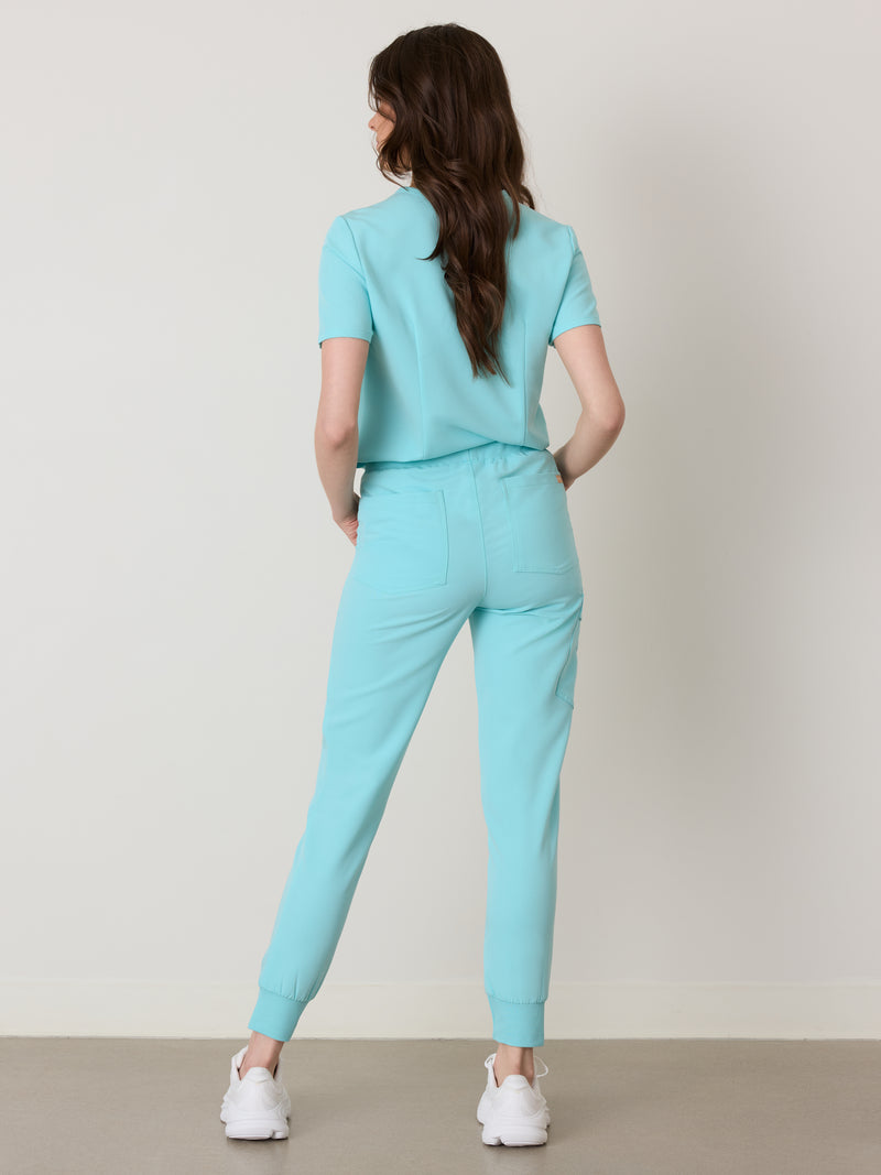 DEMI RE-GARDE™ - OCEAN TIDE - Jogger Scrub Pants - SILVADUR™
