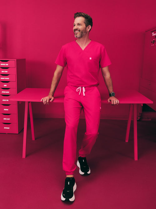 WILLIAM RE-GARDE™ - VIBRANT FUCHSIA - Men's Jogger Pants - SILVADUR™