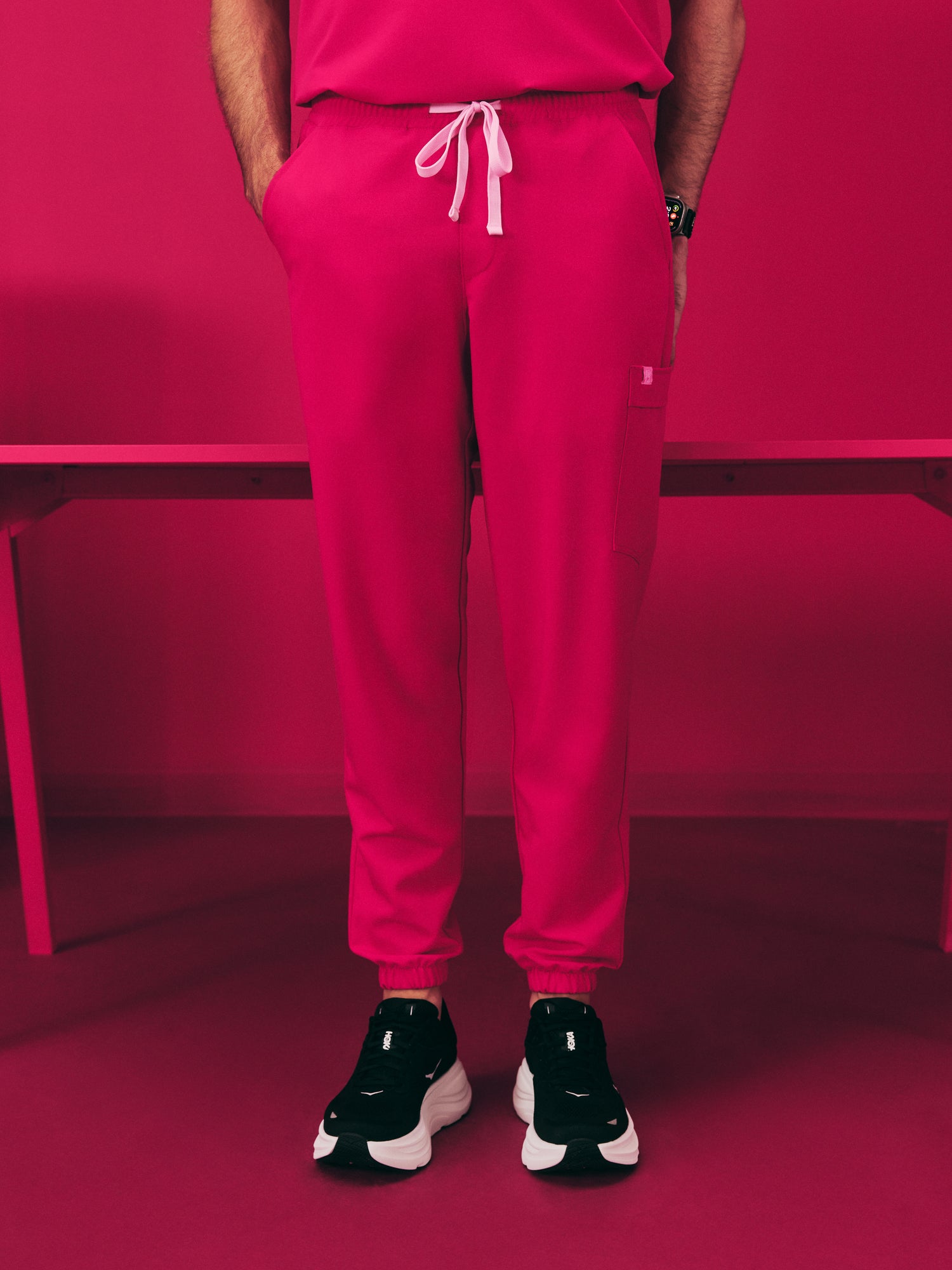 WILLIAM RE-GARDE™ - VIBRANT FUCHSIA - Men's Jogger Pants - SILVADUR™