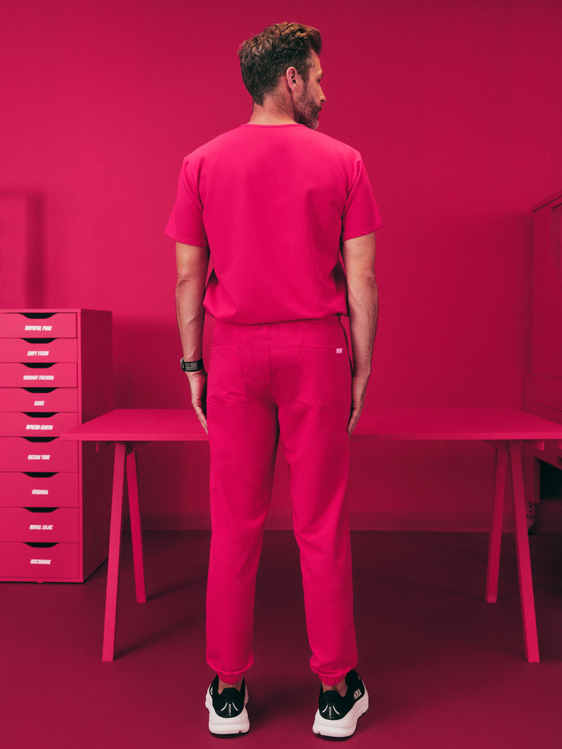 WILLIAM RE-GARDE™ - VIBRANT FUCHSIA - Men's Jogger Pants - SILVADUR™