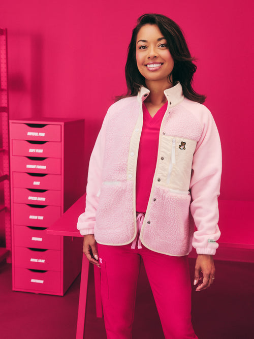 Sherpa Vest - G-M x Anna The Nurse - Rose