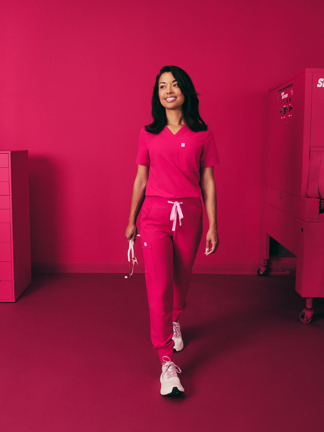 DEMI RE-GARDE™ - FUCSIA VIBRANTE - Pantalón médico deportivo - SILVADUR™
