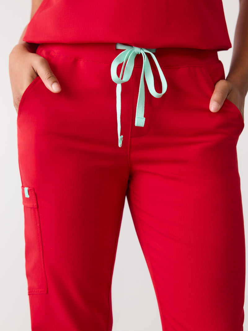 DEMI RE-GARDE™ - CANDY CANE - Jogger Scrub Pants - SILVADUR™