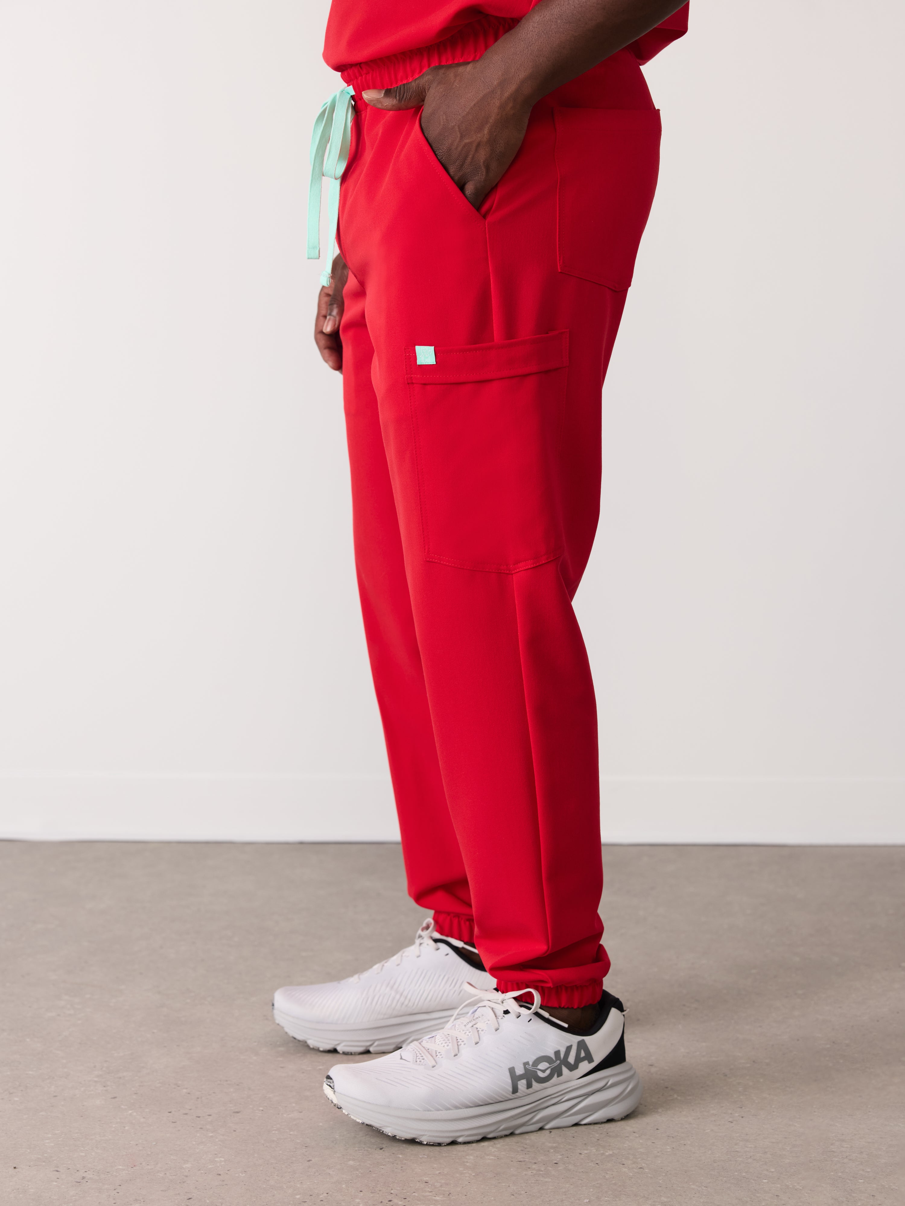 WILLIAM RE-GARDE™ - CANDY CANE - Men's Jogger Pants - SILVADUR™