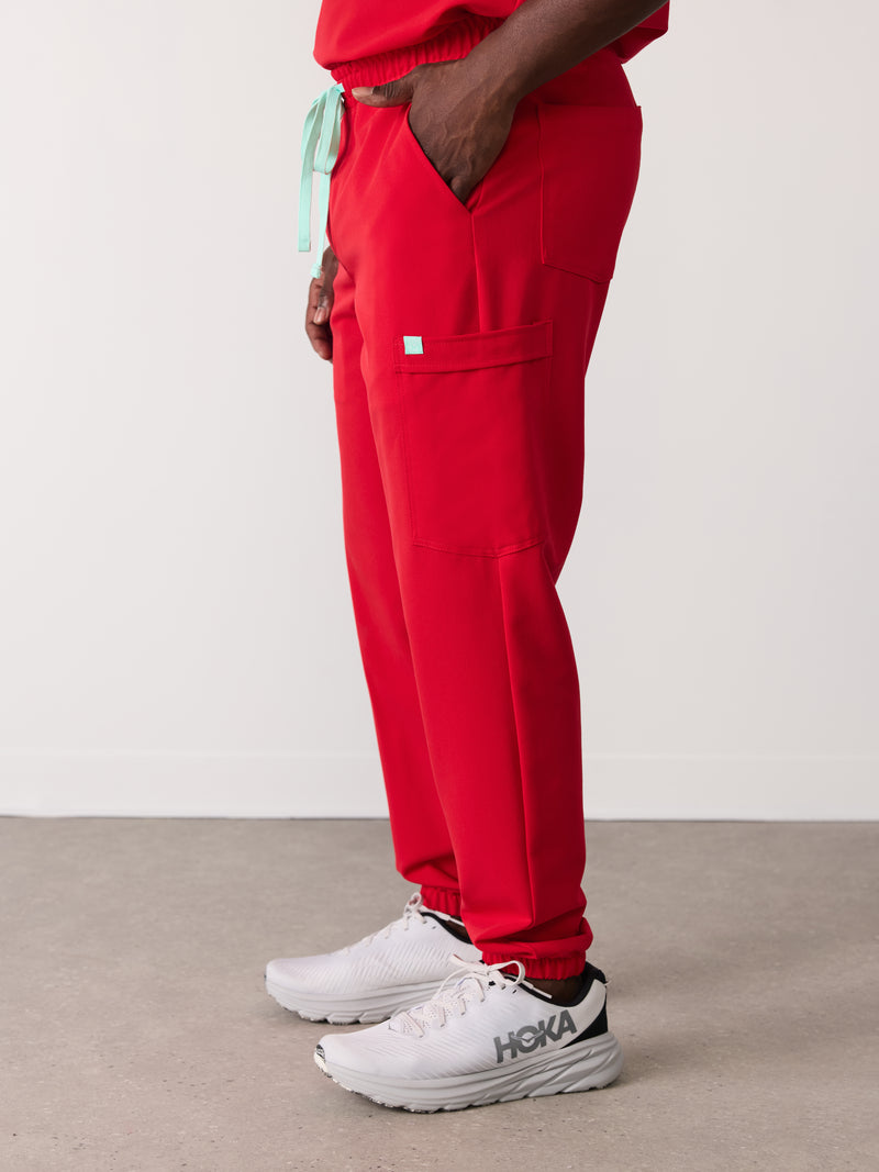WILLIAM RE-GARDE™ - CANDY CANE - Men's Jogger Pants - SILVADUR™