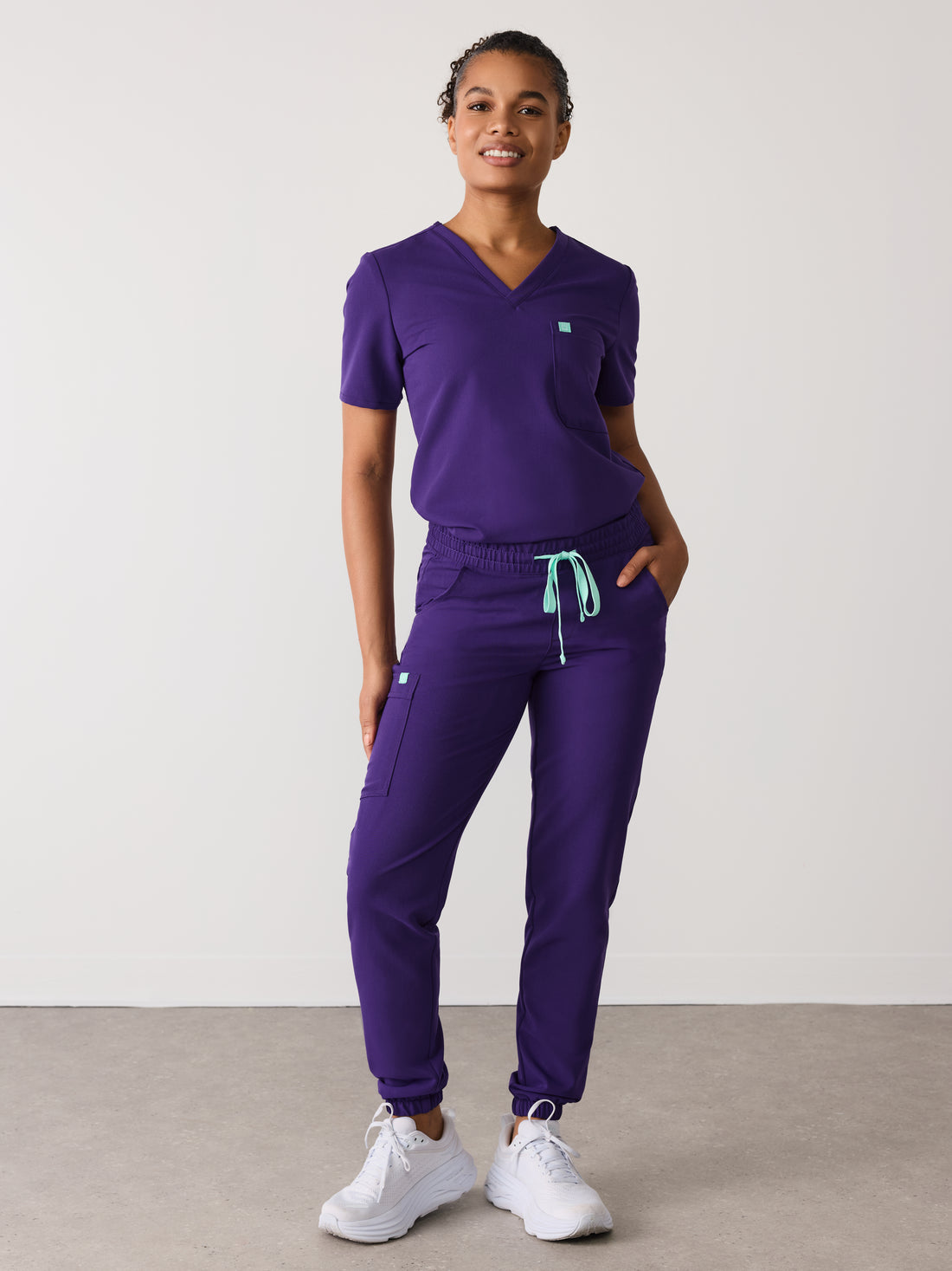 ROSIE RE-GARDE™ - MIDNIGHT VELVET - Jogger Scrub Pants - SILVADUR™