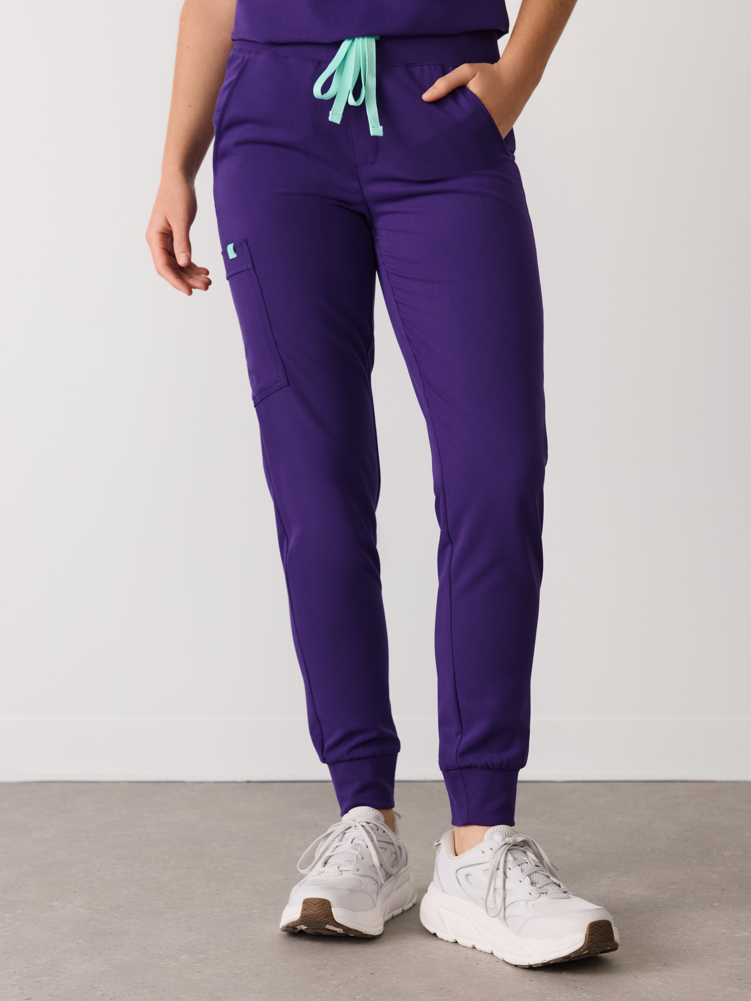 DEMI RE-GARDE™ - MIDNIGHT VELVET - Jogger Scrub Pants - SILVADUR™