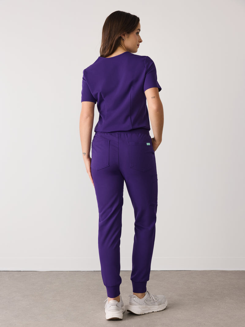 DEMI RE-GARDE™ - MIDNIGHT VELVET - Jogger Scrub Pants - SILVADUR™