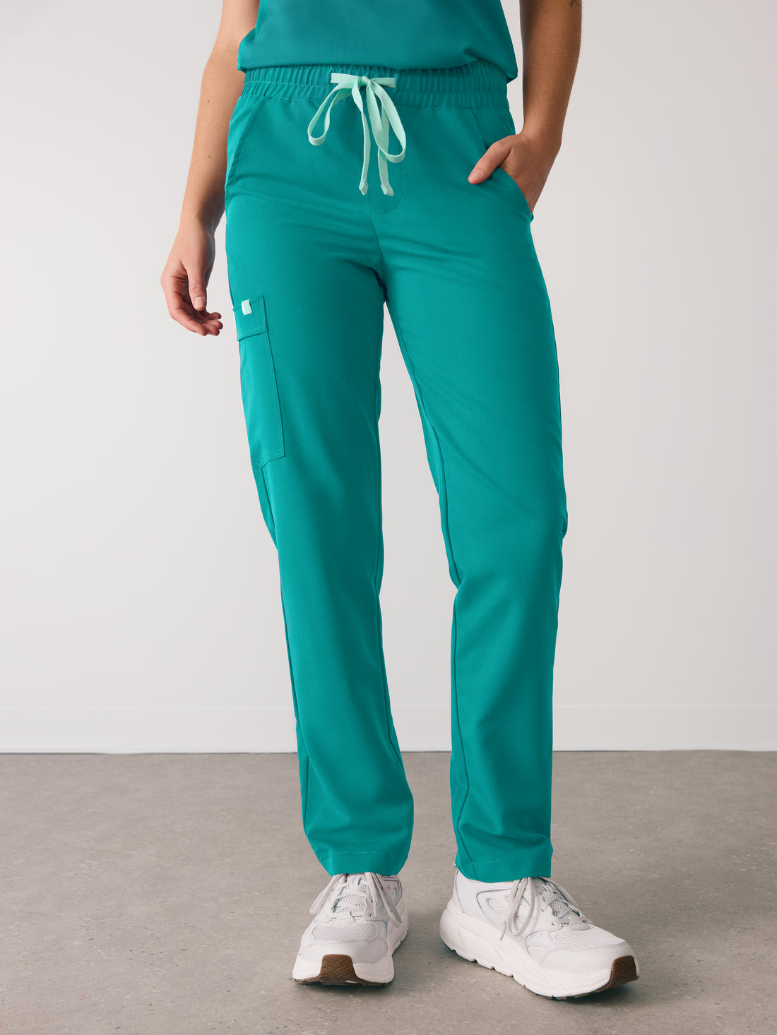 JULIETA RE-GARDE™ - ARCTIC MINT - Straight Cut Scrub Pants - SILVADUR™