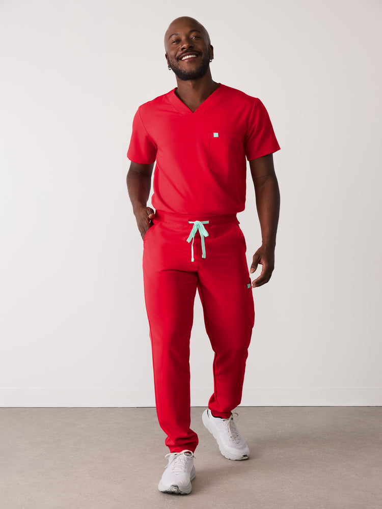 BRUCE RE-GARDE™ - CANDY CANE - Men's Jogger Pants - SILVADUR™ - Final Sale