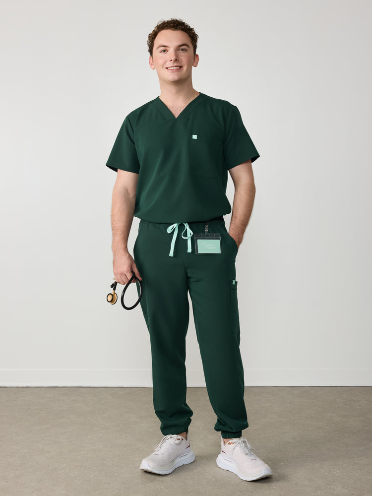 WILLIAM RE-GARDE™ - FOREST GREEN - Men's Jogger Pants - SILVADUR™ - Final Sale