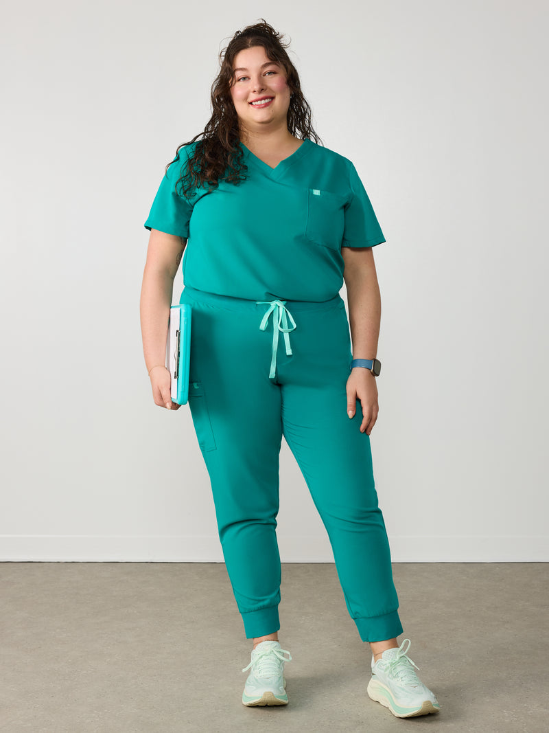 DEMI RE-GARDE™ - ARCTIC MINT - Jogger Scrub Pants - SILVADUR™