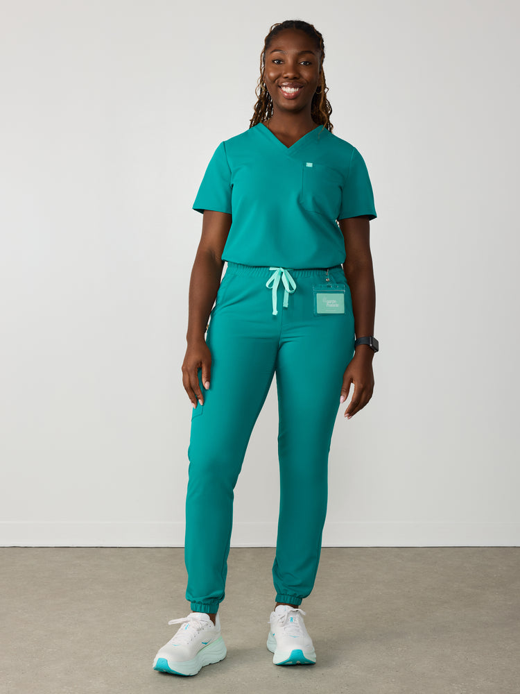 ROSIE RE-GARDE™ - ARCTIC MINT - Jogger Scrub Pants - SILVADUR™ - Final Sale