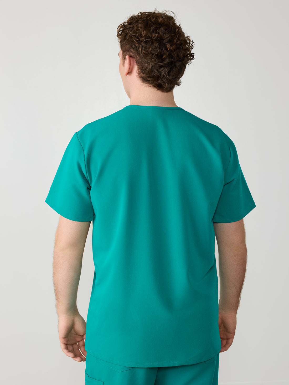 LOGAN RE-GARDE™ - ARCTIC MINT - One Pocket Men's Scrub Top - SILVADUR™