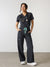 MILA RE-GARDE™ - CHARCOAL - Wide Leg Scrub Pants - SILVADUR™