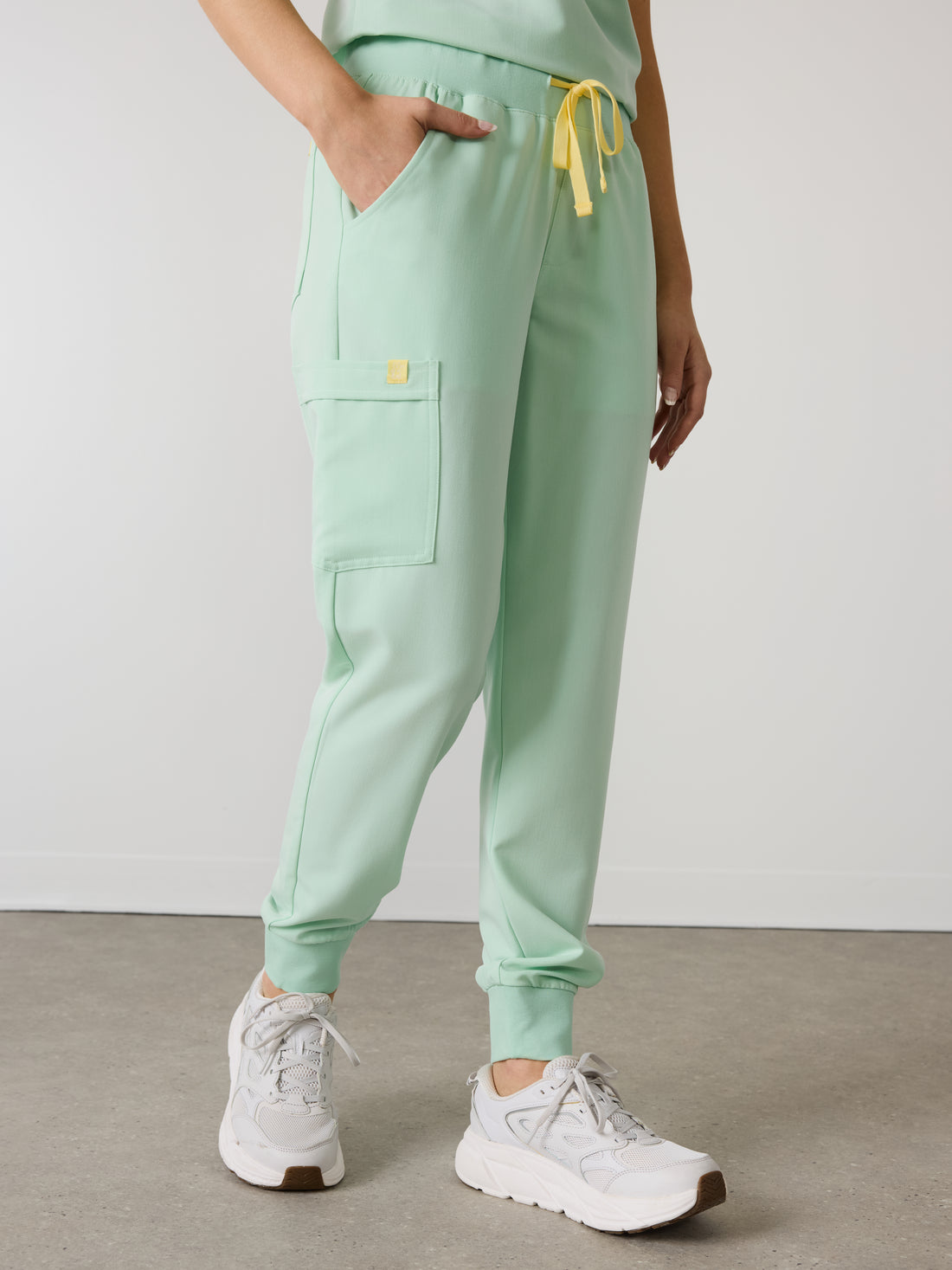 DEMI RE-GARDE™ - MISTY MINT - Jogger Scrub Pants - SILVADUR™