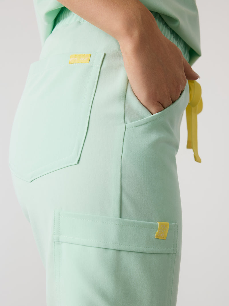 ROSIE RE-GARDE™ - MISTY MINT - Jogger Scrub Pants - SILVADUR™