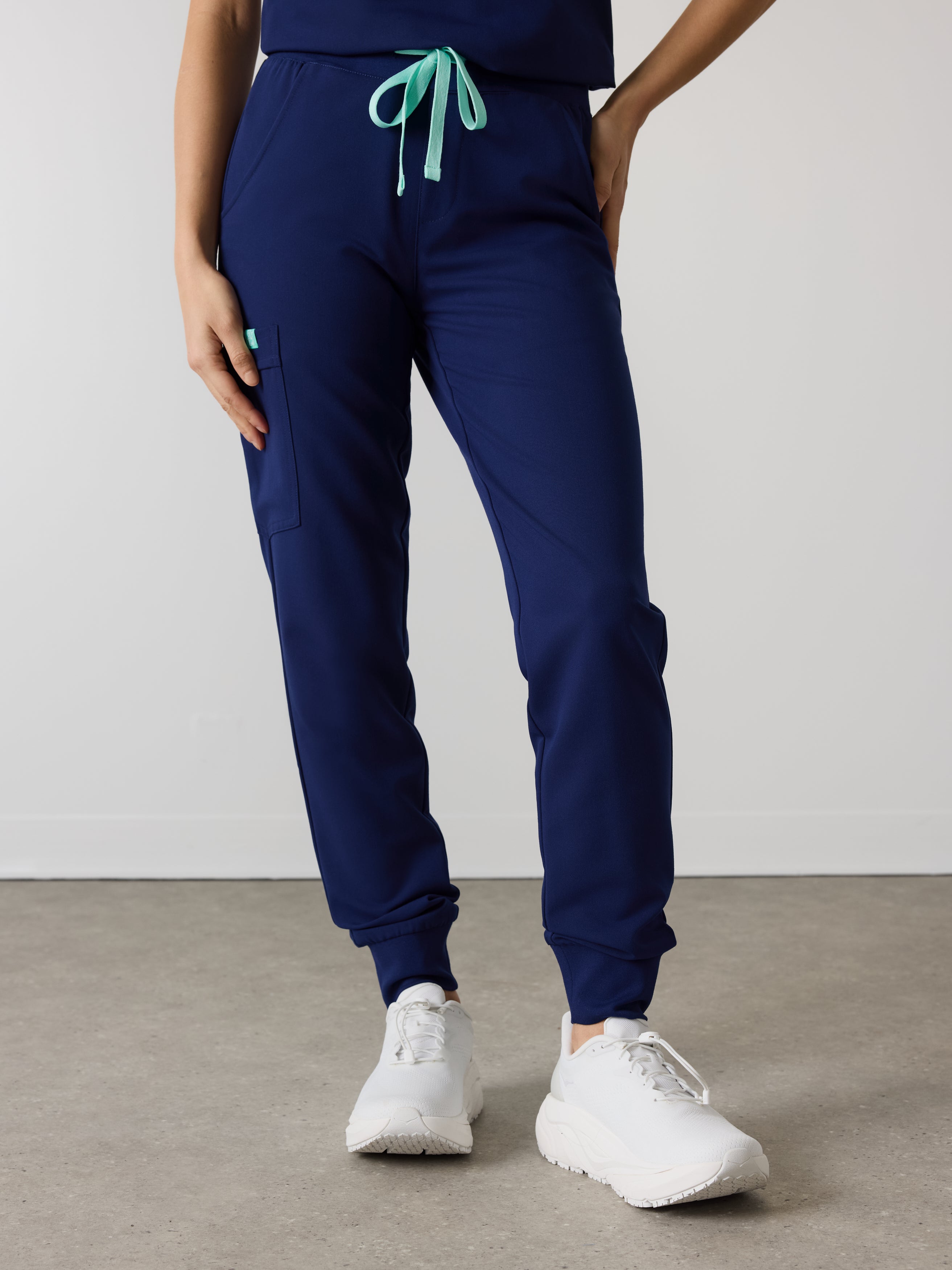 DEMI RE-GARDE™ - MODERN NAVY - Jogger Scrub Pants - SILVADUR™