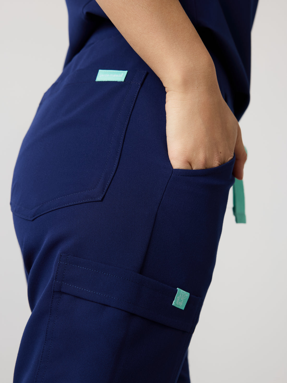DEMI RE-GARDE™ - MODERN NAVY - Jogger Scrub Pants - SILVADUR™