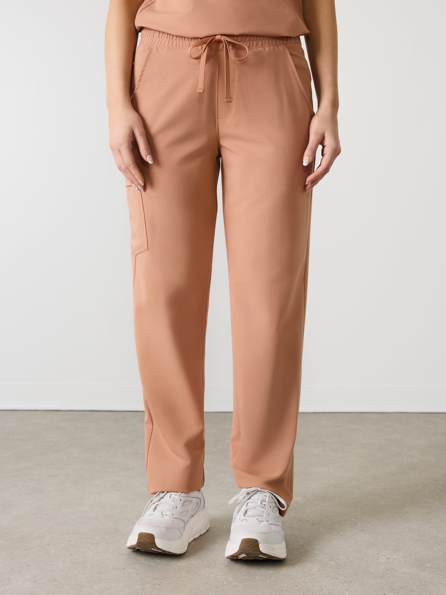 JULIETA RE-GARDE™ - MOCHA - Straight Cut Scrub Pants - SILVADUR™