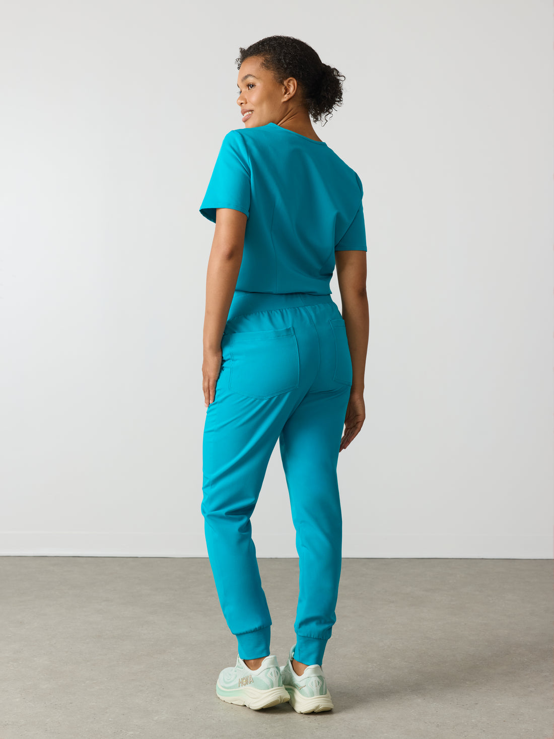 DEMI RE-GARDE™ - PARADISE BLUE - Jogger Scrub Pants - SILVADUR™