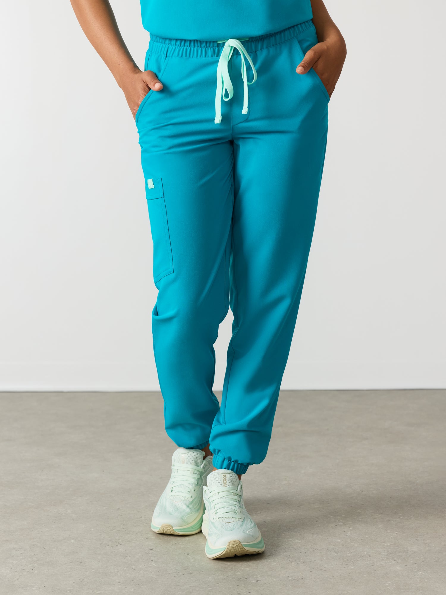 ROSIE RE-GARDE™ - PARADISE BLUE - Jogger Scrub Pants - SILVADUR™