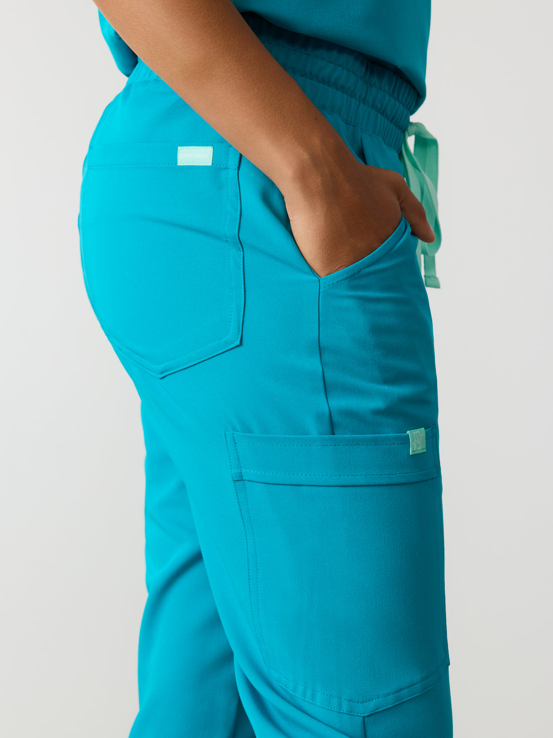 ROSIE RE-GARDE™ - PARADISE BLUE - Jogger Scrub Pants - SILVADUR™