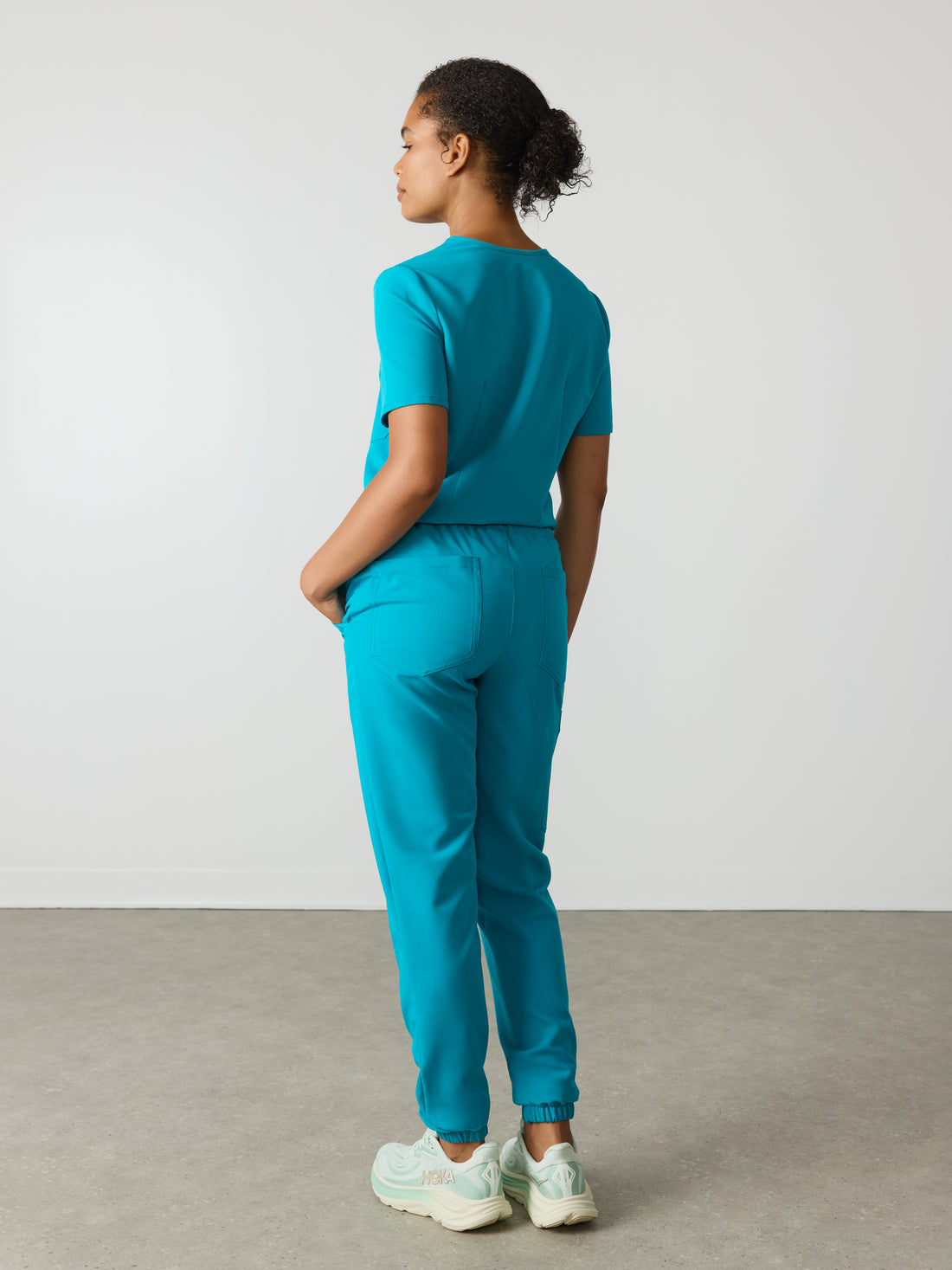ROSIE RE-GARDE™ - PARADISE BLUE - Jogger Scrub Pants - SILVADUR™