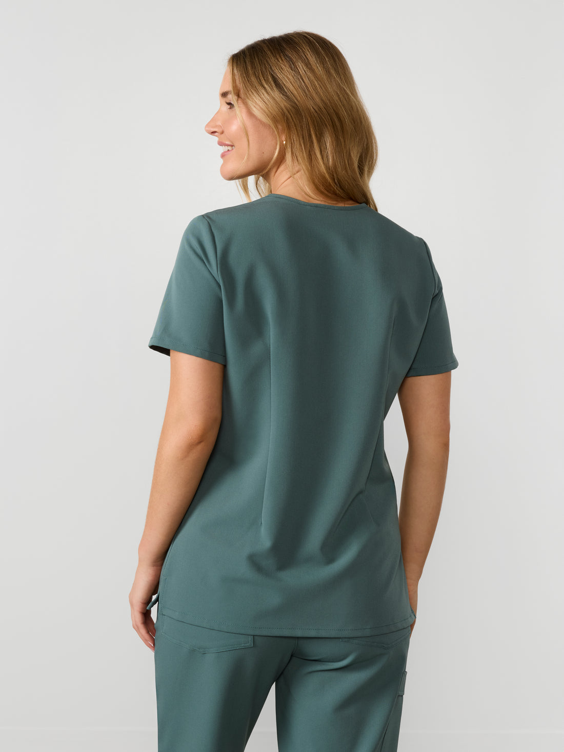 GABRIELLE RE-GARDE™ - BOREAL - One Pocket Scrub Top - SILVADUR™