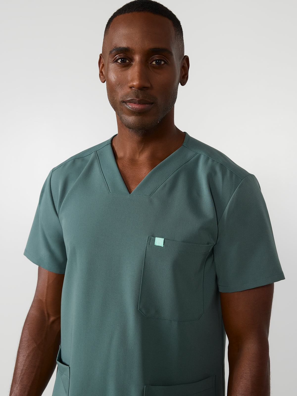 ZACK RE-GARDE™ - BOREAL - Three Pockets Men's Scrub Top - SILVADUR™