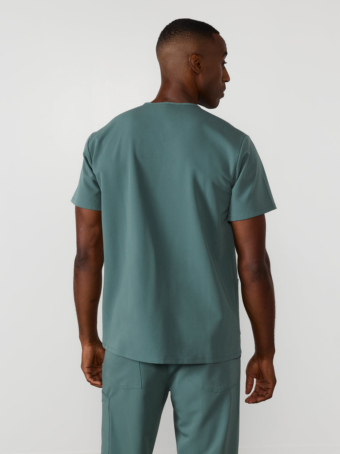 LOGAN RE-GARDE™ - BOREAL - One Pocket Men's Scrub Top - SILVADUR™