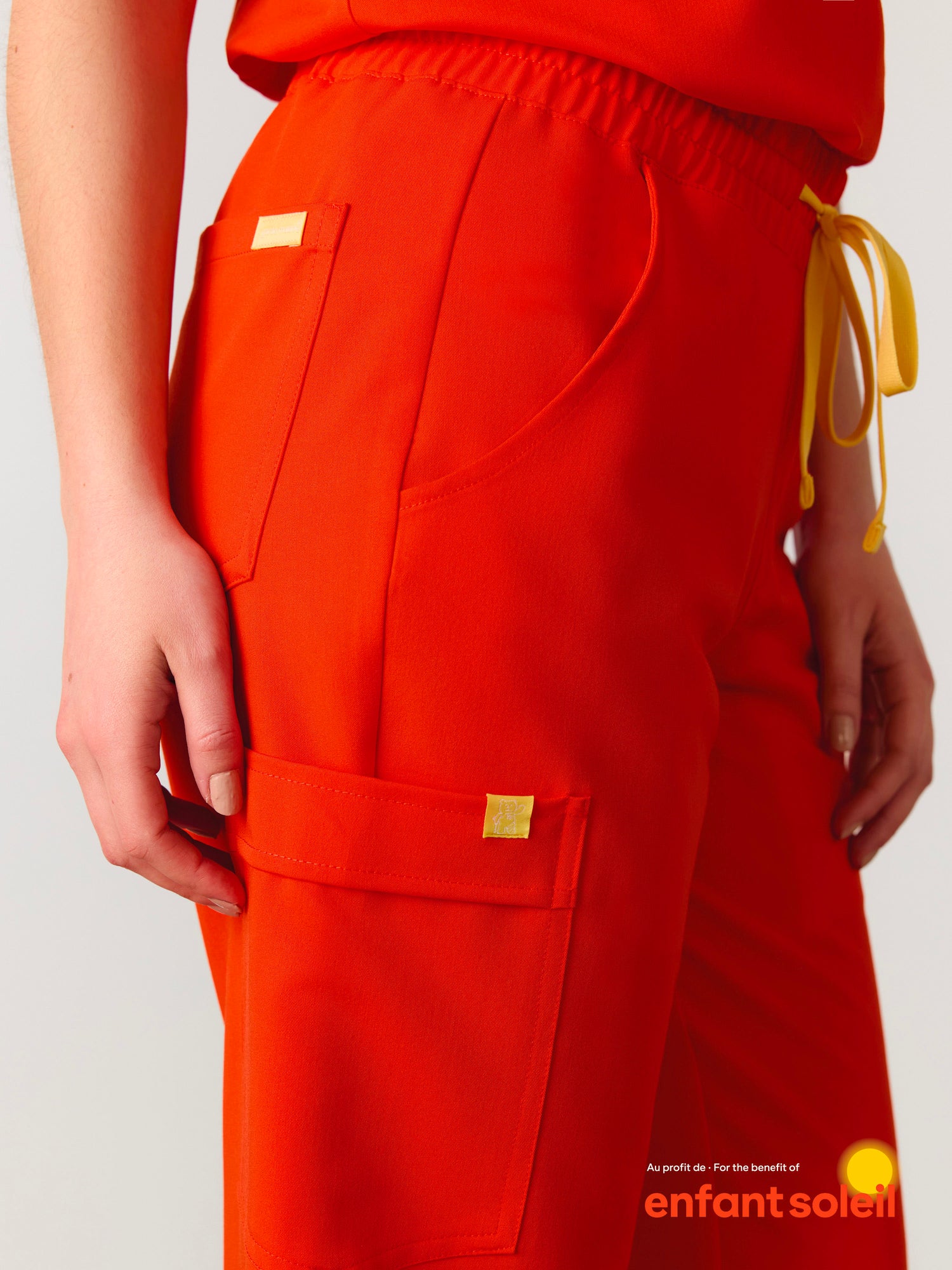 JULIETA RE-GARDE™ - TANGERINE - Straight Cut Scrub Pants - SILVADUR™
