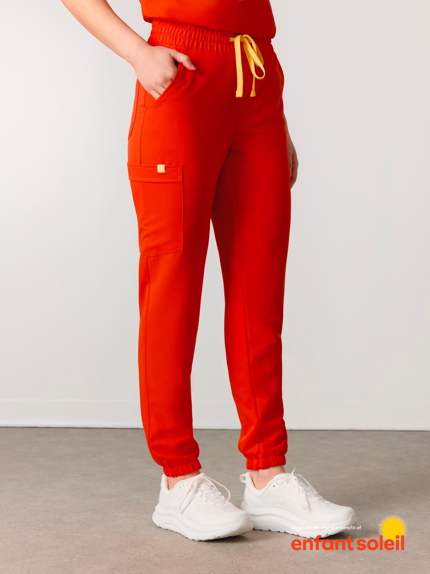 ROSIE RE-GARDE™ - TANGERINE - Jogger Scrub Pants - SILVADUR™