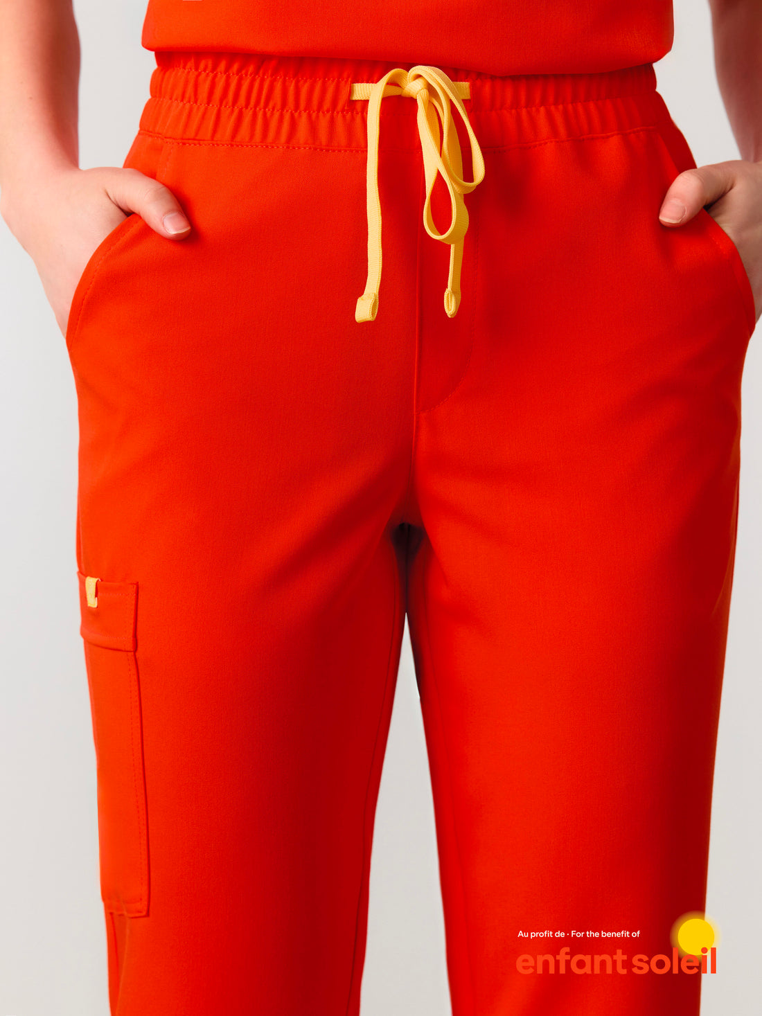 ROSIE RE-GARDE™ - TANGERINE - Jogger Scrub Pants - SILVADUR™