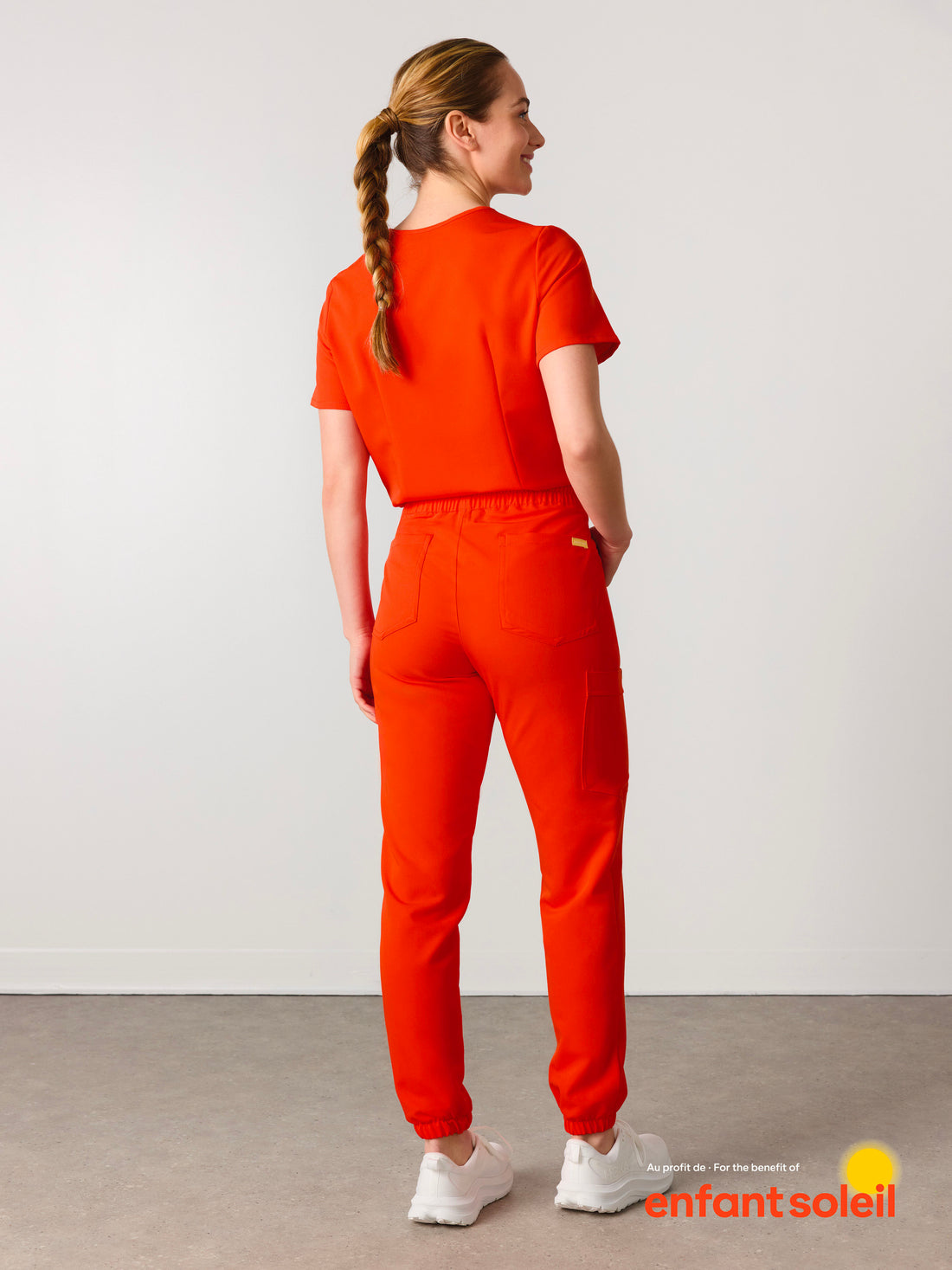 ROSIE RE-GARDE™ - TANGERINE - Jogger Scrub Pants - SILVADUR™