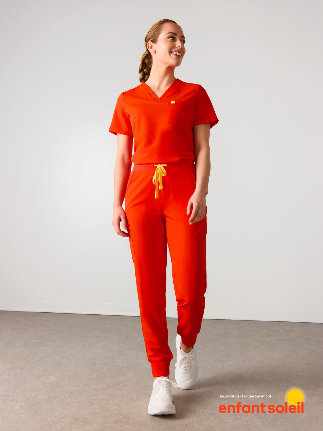 DEMI RE-GARDE™ - TANGERINE - Jogger Scrub Pants - SILVADUR™