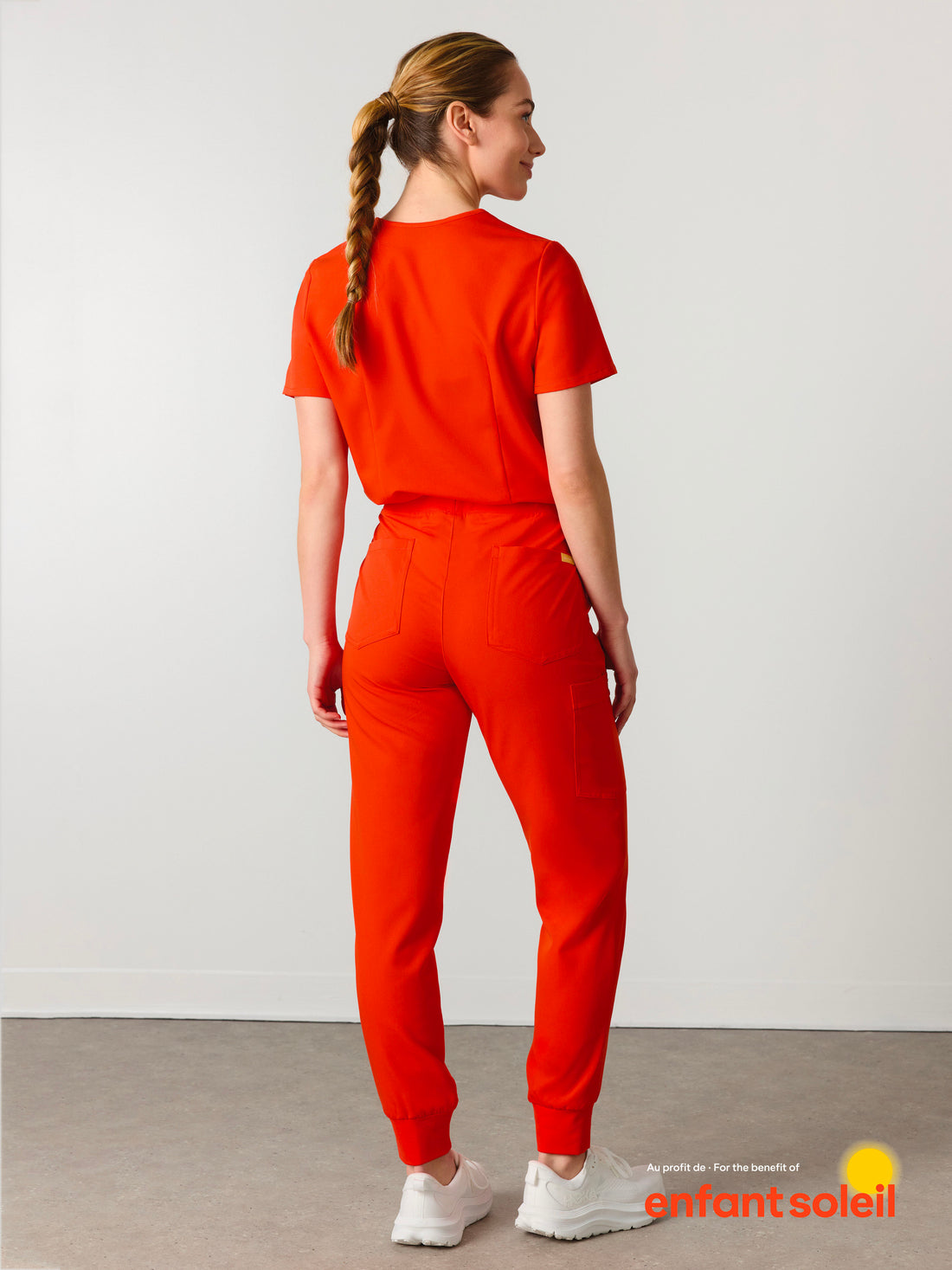 DEMI RE-GARDE™ - TANGERINE - Jogger Scrub Pants - SILVADUR™