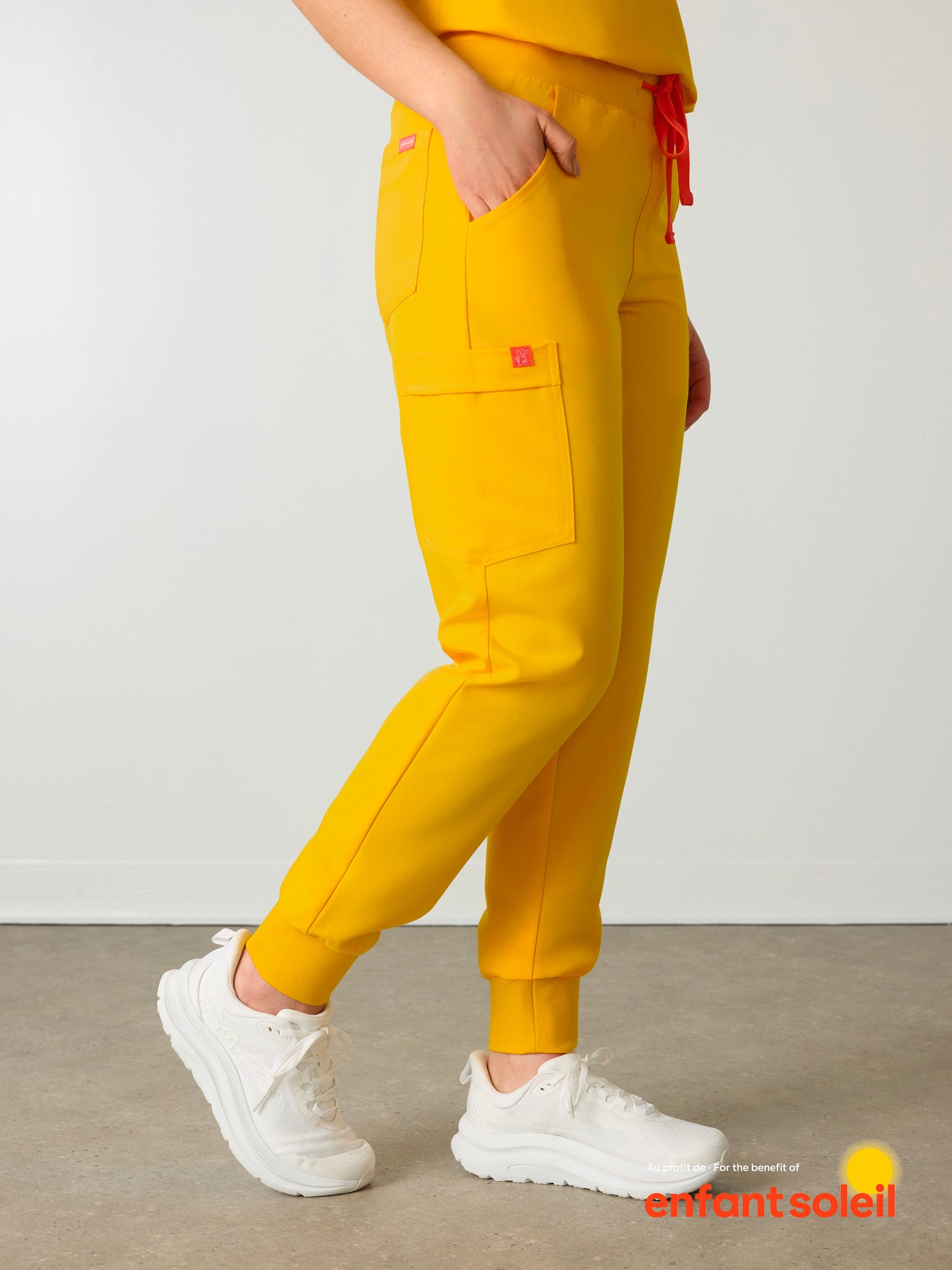 DEMI RE-GARDE™ - SUNSHINE YELLOW - Jogger Scrub Pants - SILVADUR™
