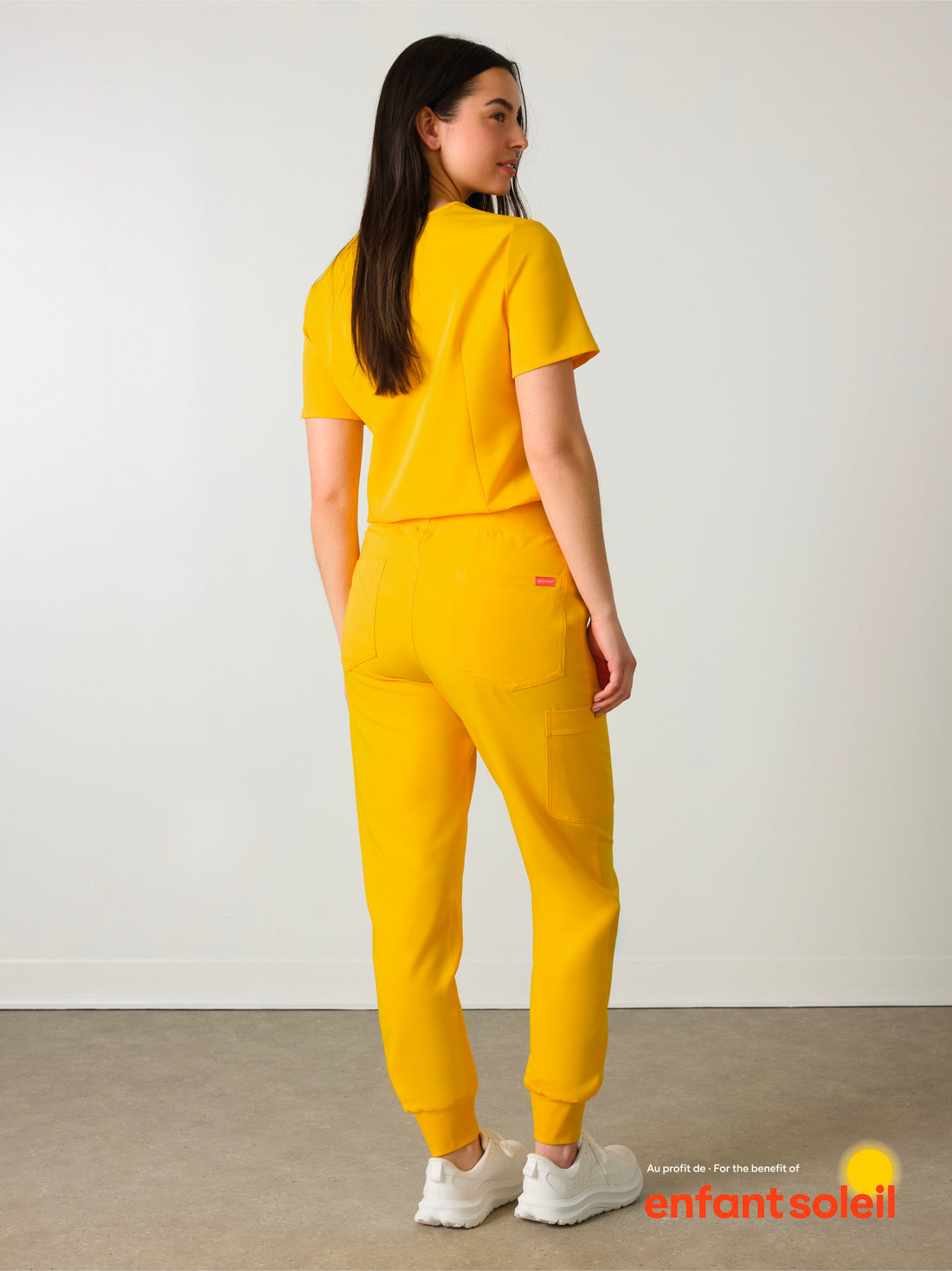 DEMI RE-GARDE™ - SUNSHINE YELLOW - Jogger Scrub Pants - SILVADUR™