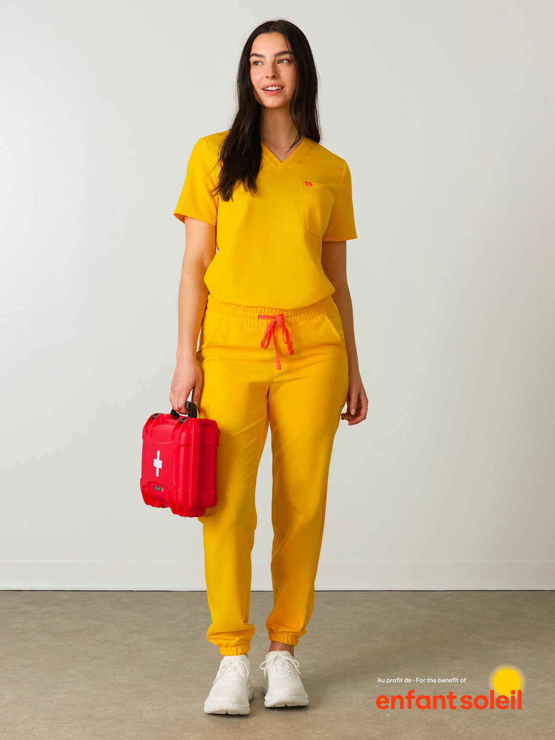 ROSIE RE-GARDE™ - SUNSHINE YELLOW - Jogger Scrub Pants - SILVADUR™