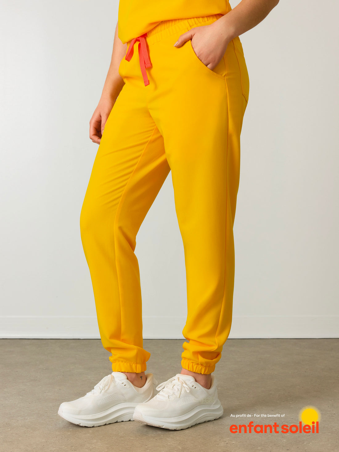 ROSIE RE-GARDE™ - SUNSHINE YELLOW - Jogger Scrub Pants - SILVADUR™