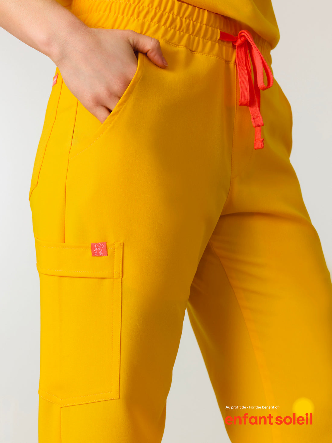JULIETA RE-GARDE™ - SUNSHINE YELLOW - Straight Cut Scrub Pants - SILVADUR™