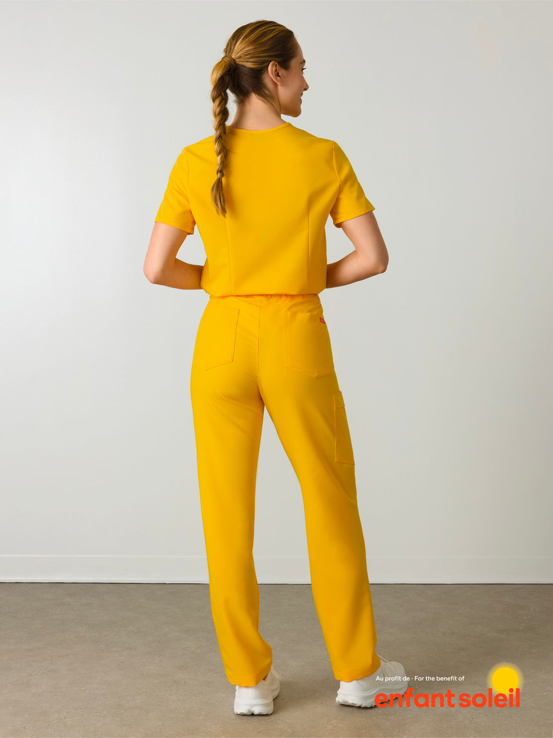 JULIETA RE-GARDE™ - SUNSHINE YELLOW - Straight Cut Scrub Pants - SILVADUR™