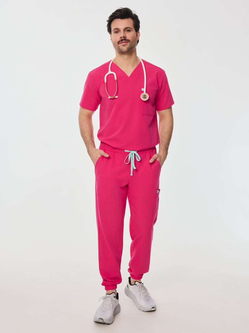 WILLIAM RE-GARDE™ - PINK CRUSH - Men's Jogger Pants - SILVADUR™