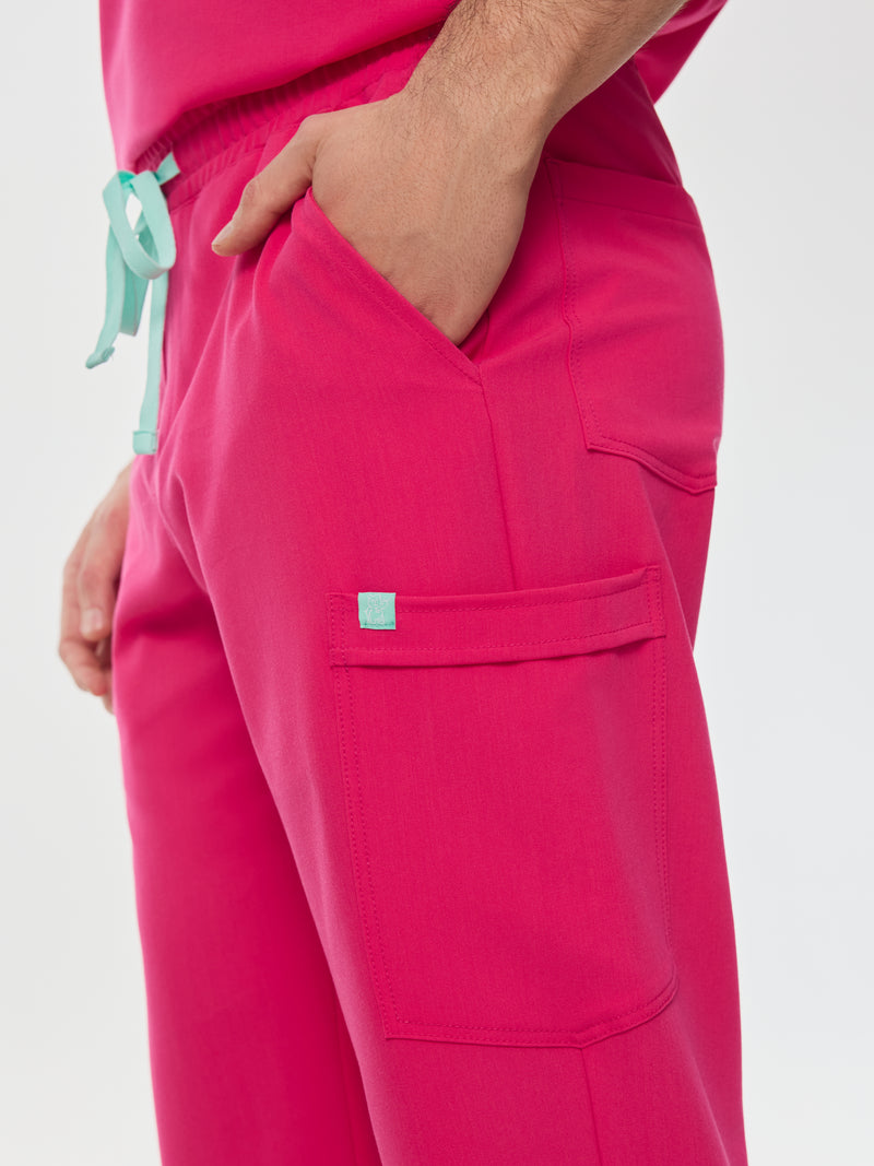 WILLIAM RE-GARDE™ - PINK CRUSH - Men's Jogger Pants - SILVADUR™