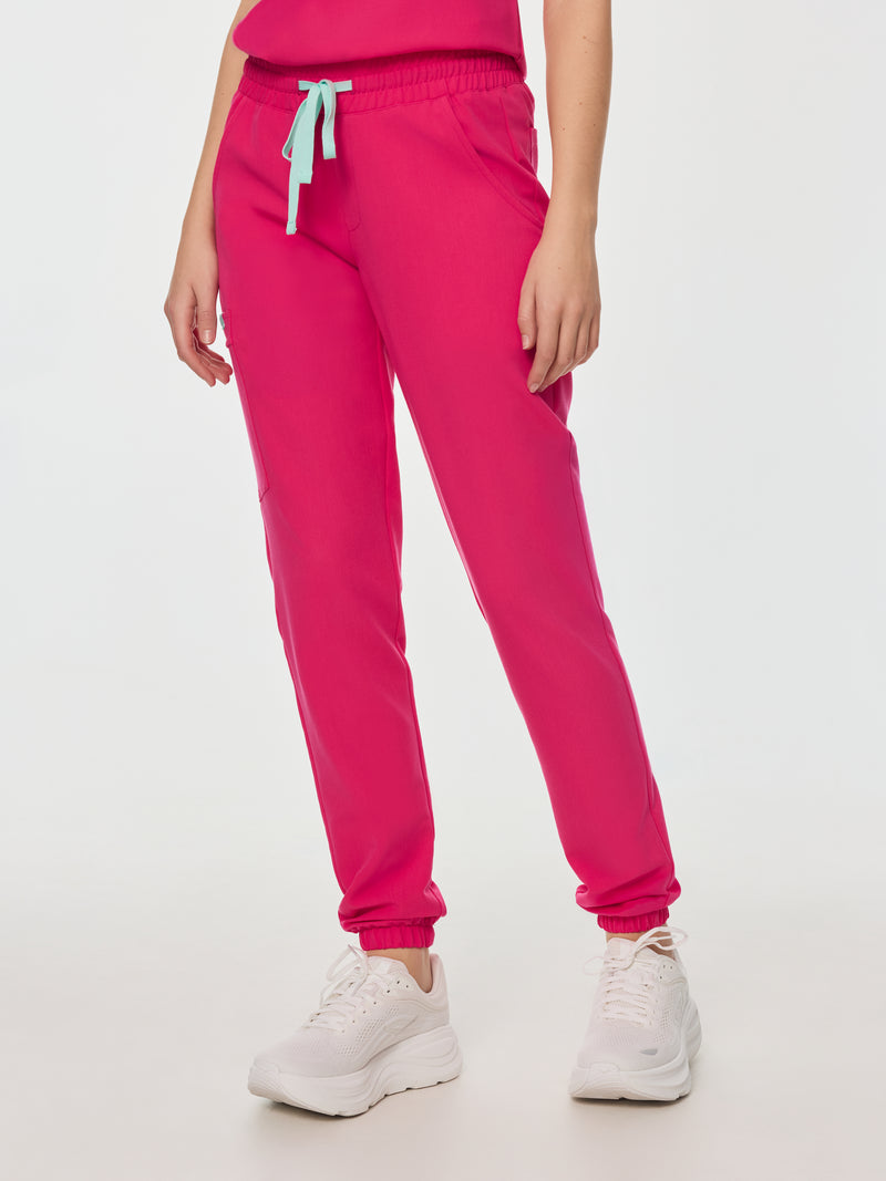 ROSIE RE-GARDE™ - PINK CRUSH - Jogger Scrub Pants - SILVADUR™