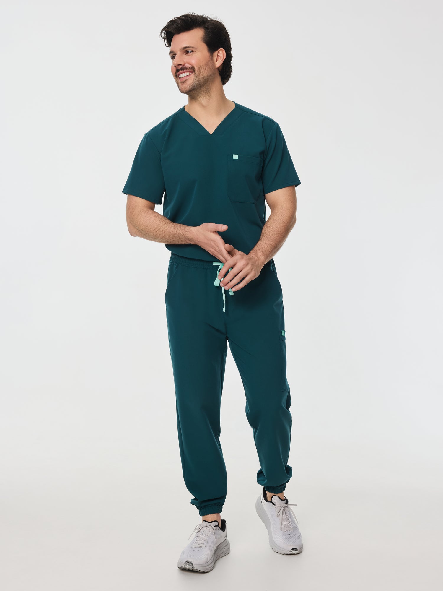 WILLIAM RE-GARDE™ - TEAL - Men's Jogger Pants - SILVADUR™