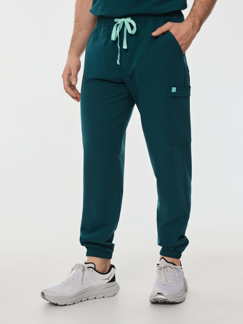 WILLIAM RE-GARDE™ - TEAL - Men's Jogger Pants - SILVADUR™